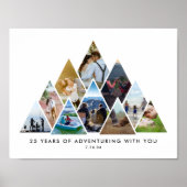 Poster Aventure de collage de photos 25e anniversaire Cou (Devant)