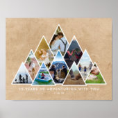 Poster Aventure de collage de photos 25e anniversaire pou (Devant)