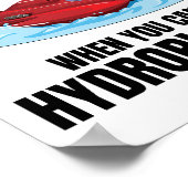 Poster Aventure de course d'hydravion : laissez les route (Coin)