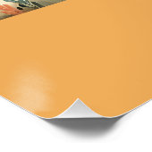 Poster Aventure de lion mignon sur tracteur (Coin)