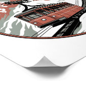 Poster Aventure hivernale de ski d'évasion alpine de Kitz (Coin)