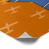 Poster Aventure hydravion (Coin)