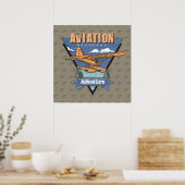 Poster Aventure hydravion (Cuisine)