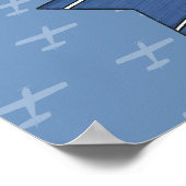 Poster Aventure hydravion (Coin)