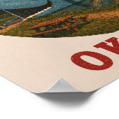 Poster Aventure Oklahoma Route 66 Blue Whale Sunset (Coin)