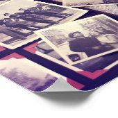 Poster Aventure photo vintage attend (Coin)