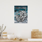 Poster Aventure pour marins et pirates (Cuisine)