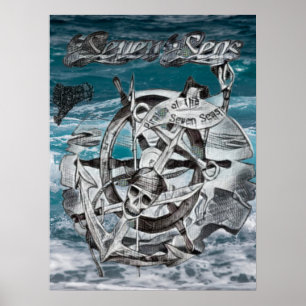 Poster Aventure pour marins et pirates