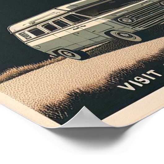 Poster Aventure Retro Grand Canyon (Coin)