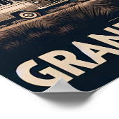 Poster Aventure Retro Grand Canyon (Coin)