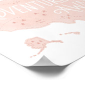 Poster Aventure Rose Attend Carte Chambre Enfants Décorat (Coin)