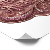 Poster Aventure Rose Moderne vous attend v2 (Coin)