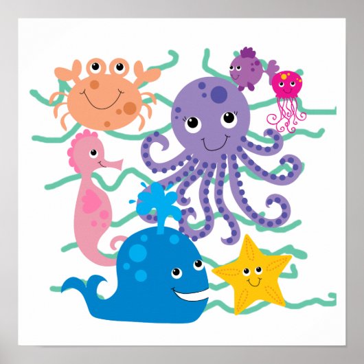 Poster Aventure sous-marine (Devant)