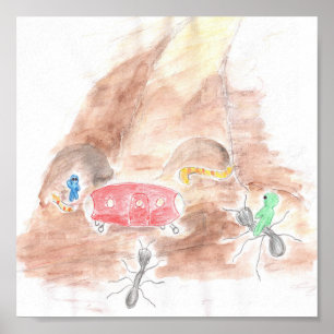 Poster Aventure souterraine