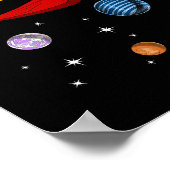 Poster Aventure spatiale de l'astronaute Alien (Coin)