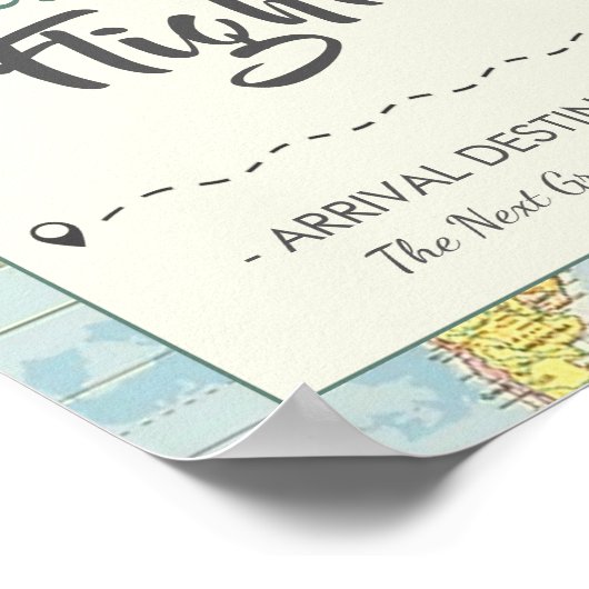 Poster Aventure | Voyage | Panneau dessert (Coin)