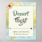 Poster Aventure | Voyage | Panneau dessert (Devant)