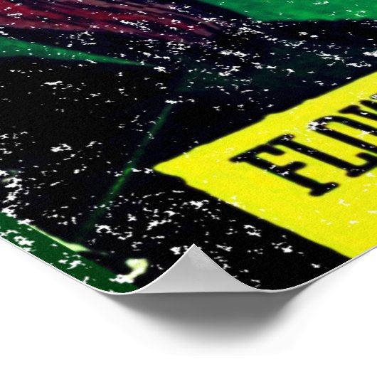 Poster Aventures dans l'obscurité #9, couverture d'horreu (Coin)