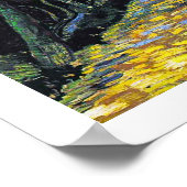 Poster Avenue avec Flower Chestnut Trees à Arles (Coin)