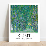 Poster Avenue dans le Parc de Schloss Kammer Gustav Klimt<br><div class="desc">Apportez la beauté de la nature dans votre maison avec cette affiche époustouflante de l’avenue de Gustav Klimt dans le parc de Schloss Kammer. Peinte en 1912, cette pièce représente une avenue bordée d'arbres dans le parc de Schloss Kammer. Klimt s'est constamment tourné vers les paysagistes pendant les vacances d'été...</div>