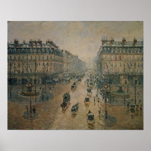 Poster Avenue de L'Opéra, Paris, 1898 (Devant)