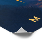 Poster Avenue des Baobabs Madagascar - Afrique rétro (Coin)