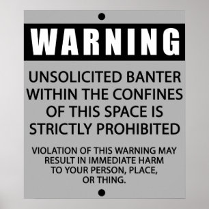 POSTER AVERTISSEMENT BANTER_GRAY