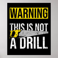 AVERTISSEMENT Ce N'Est Pas Un Exercice Drôle Outil