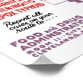 Poster Avertissement de la FDA du Milk Trucker (Coin)