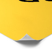 Poster Avertissement de risque biologique (Coin)