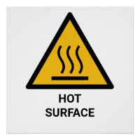 Avertissement de surface chaude, Attention à la ch