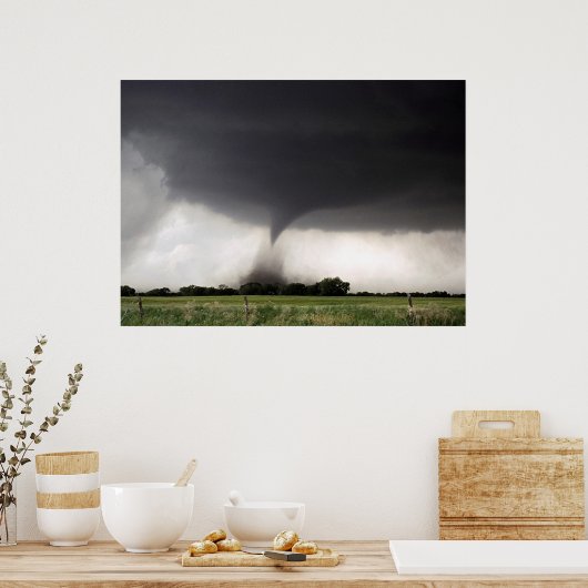 Poster Avertissement de tornade (Cuisine)