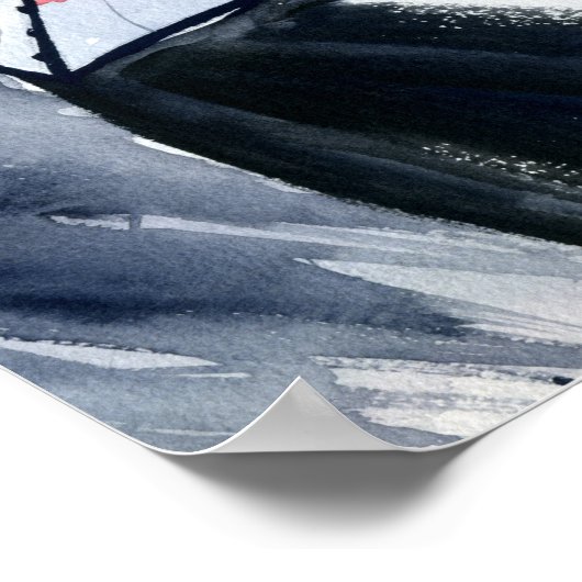 Poster Avertissement d'ouragan (Coin)