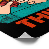 Poster Avertissement Feu d'artifice Rackers Sécurité Troi (Coin)