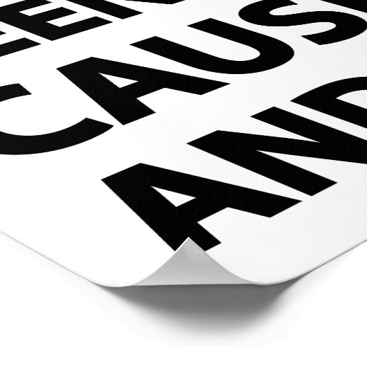 Poster Avertissement : L'exercice est connu pour causer l (Coin)