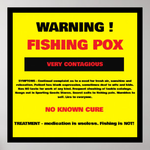 Poster Avertissement - Maladie de la pêche