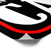 Poster Avertissement ne touchez pas ma voiture (Coin)