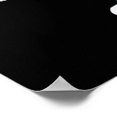 Poster Avertissement Peut Commencer Spontanément À Parler (Coin)