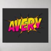 Poster Avery (Devant)