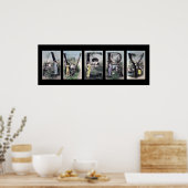 Poster AVERY Alphabet Lettre Nom Art (Cuisine)