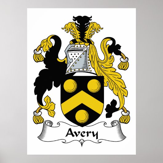 Poster Avery Family Crest (Devant)