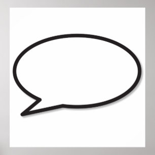 Poster AVEZ VOTRE DIRE Bande Dessinée Livre Voix Bubble