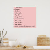 Poster Avez-vous aimé aujourd'hui ? (Cuisine)