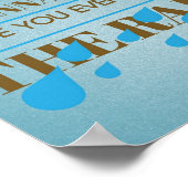 Poster Avez-vous déjà vu l'affiche de la pluie Artsy (Coin)