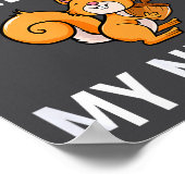 Poster Avez-vous vu mes noix, Squirrel Pun drôle, Blagues (Coin)