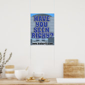 Poster Avez-Vous Vu Ricky Cool Réserver Question Devise (Cuisine)