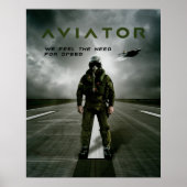 Poster Aviateur Fighter (Devant)