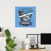 Poster Aviation Canada Northern Adventure (Bureau à domicile)