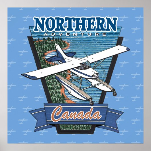 Poster Aviation Canada Northern Adventure (Devant)