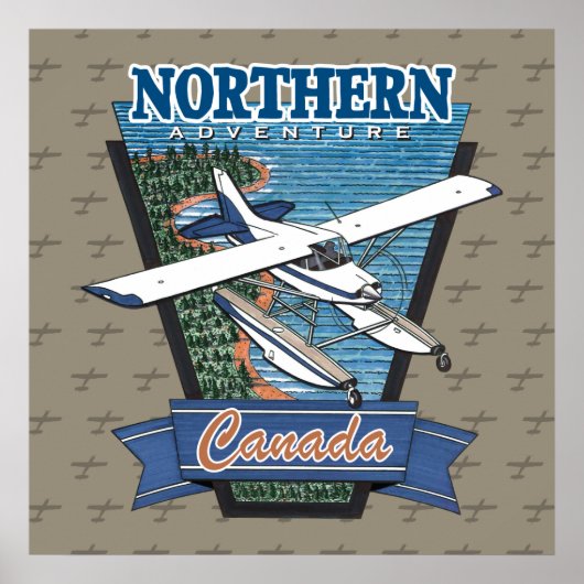 Poster Aviation Canada Northern Adventure (Devant)